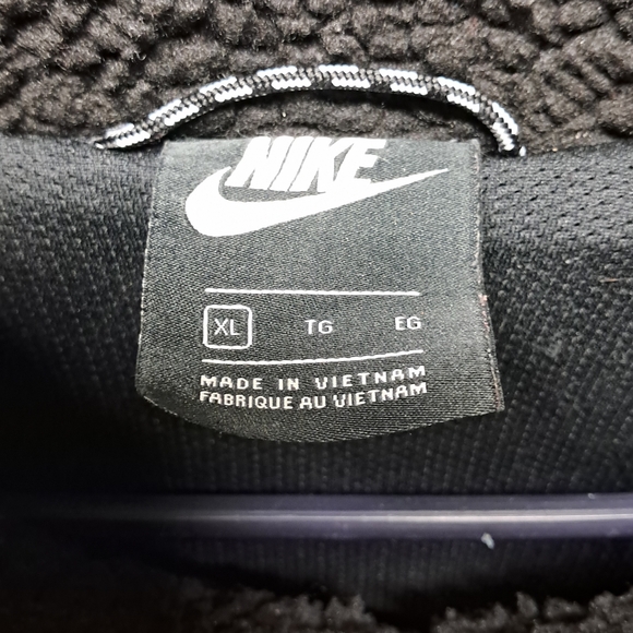 Nike Heritage Sherpa Full Zip Fleece Jacket Size XL - Picture 6 of 7